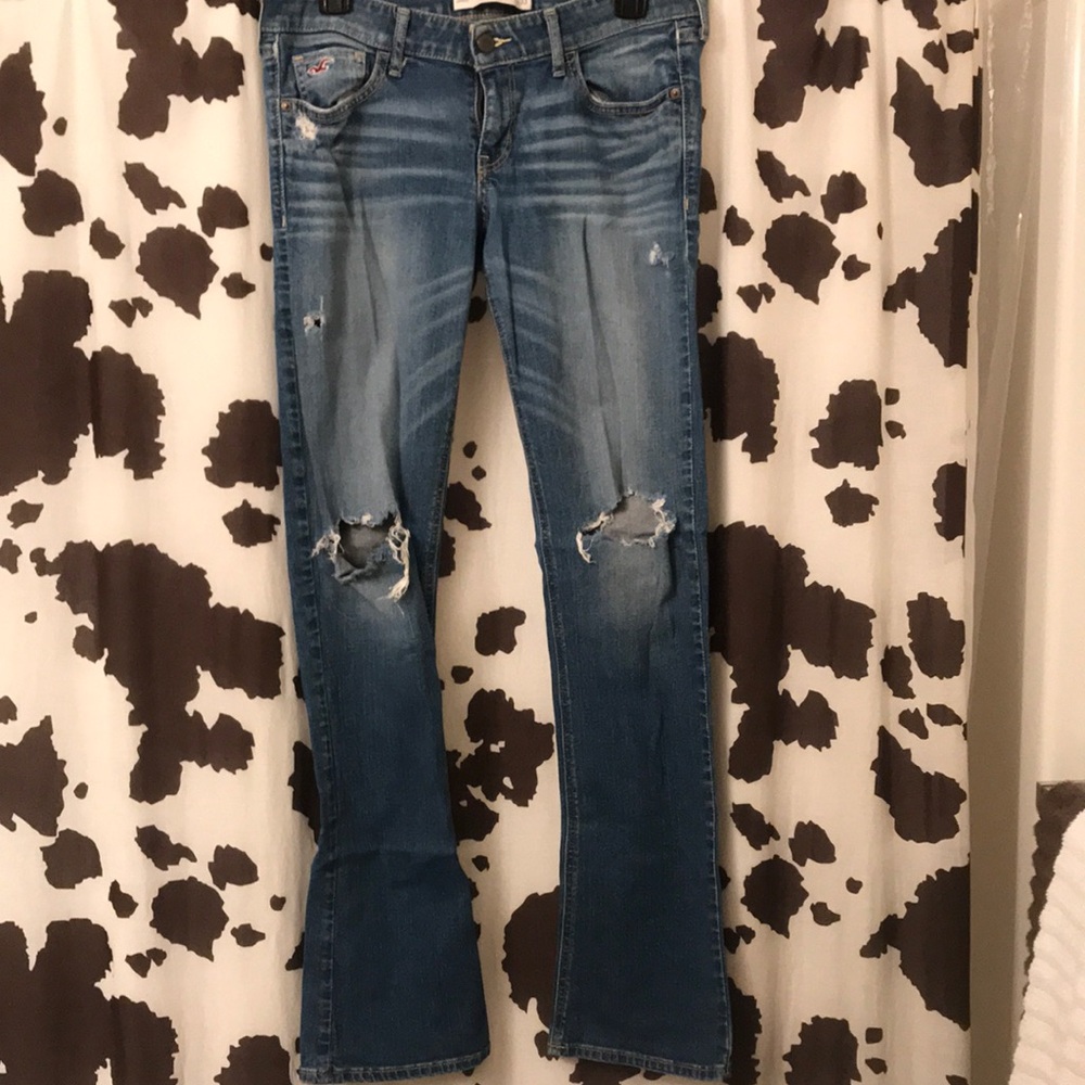 Women's Distressed Bootcut Jeans